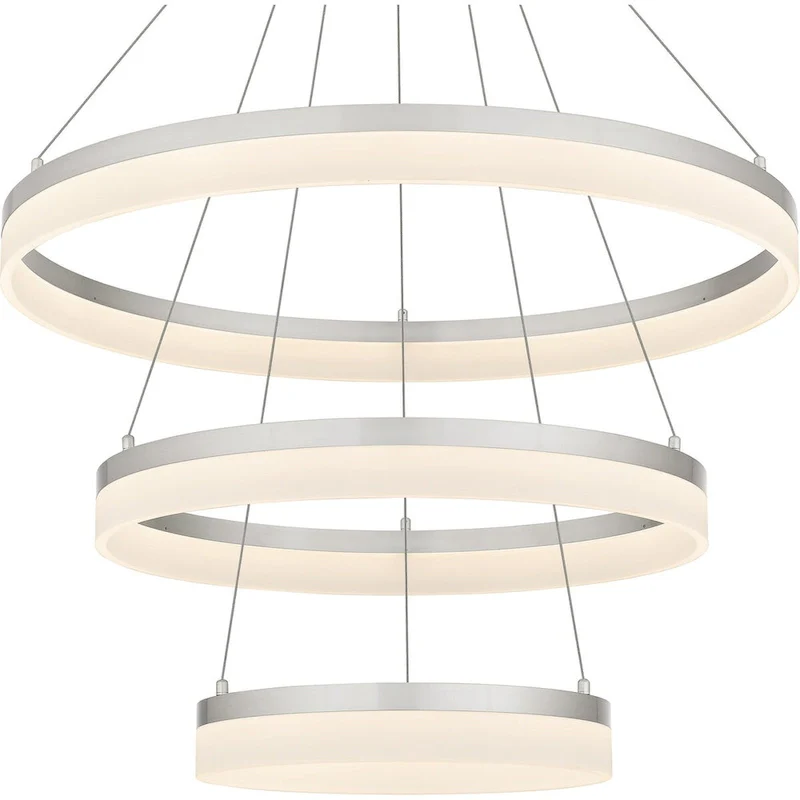 Cohen Integrated LED Brushed Nickel Pendant Light