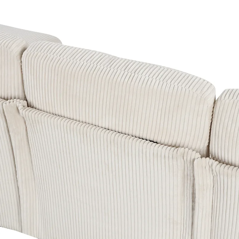U-shaped Sponge-filled Cushion Combination Sofa