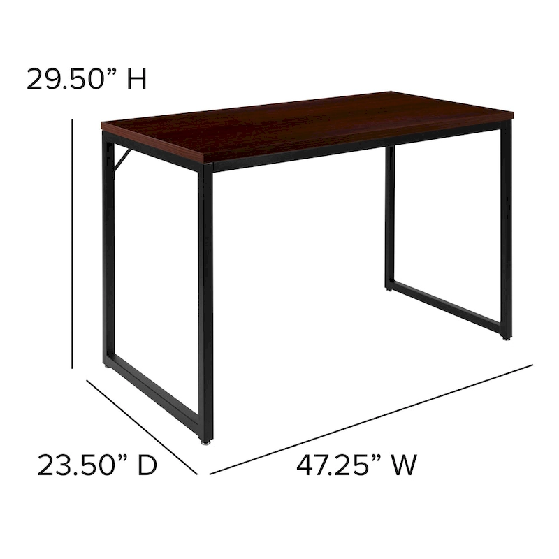 Commercial Grade Industrial Style Office Desk - 47  Length