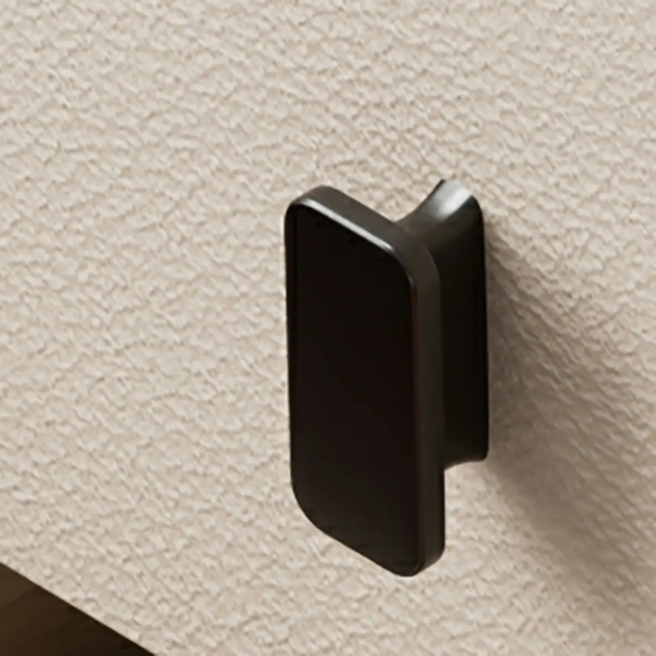 Modern Leather Stone Tray Top 2-Drawer Nightstand