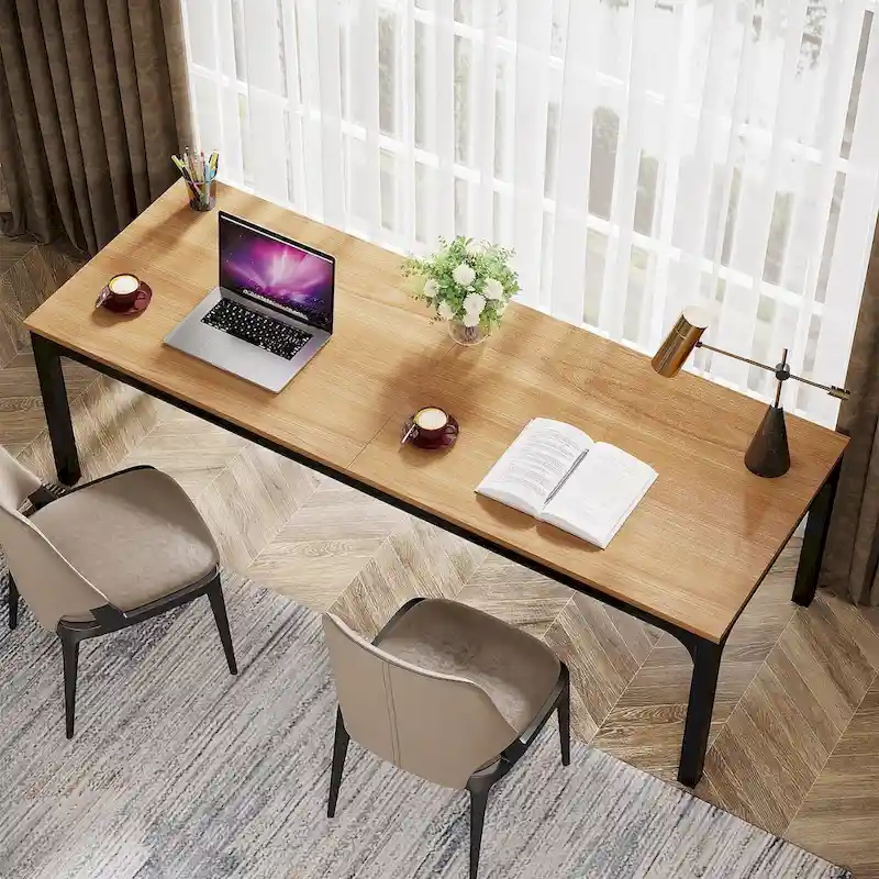 78.7 Inches Extra Long Computer Desk 2 Person Desk