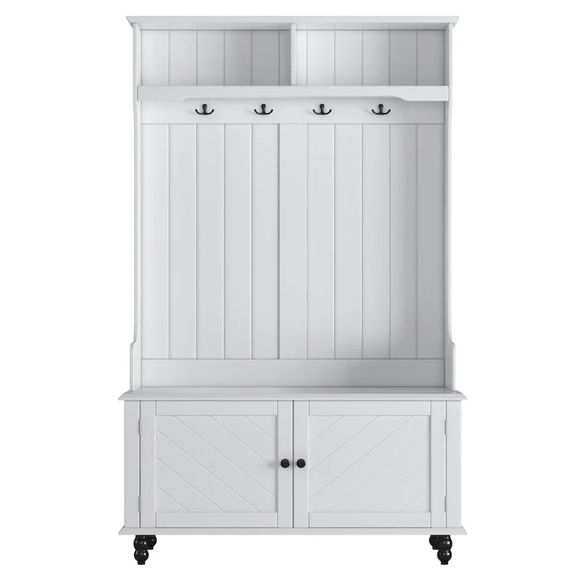 Hall Tree with 4 Hooks