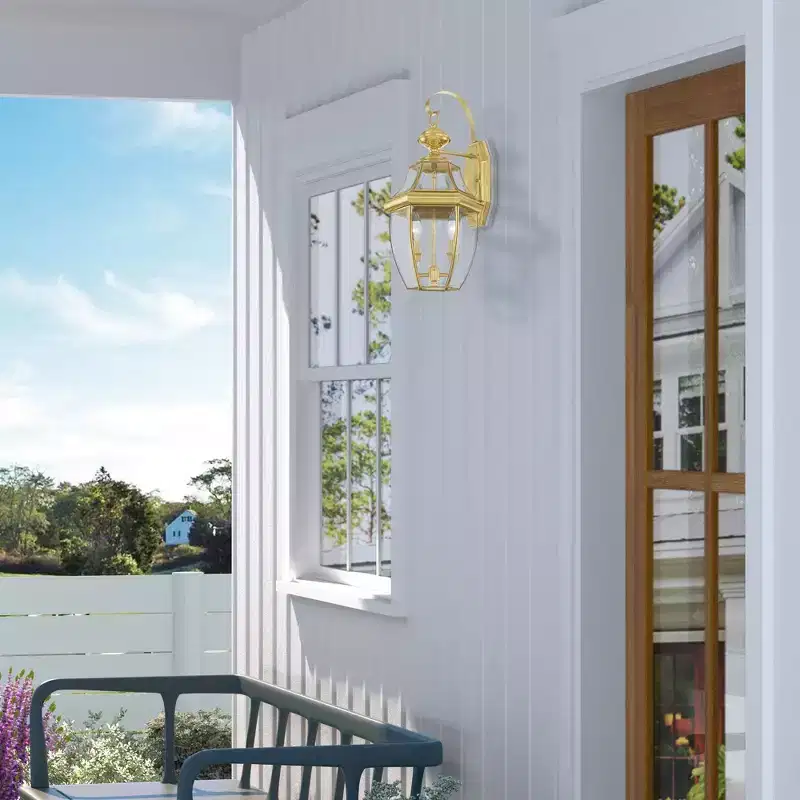 Livex Lighting Monterey 2 - Light Wall Light in Polished Brass