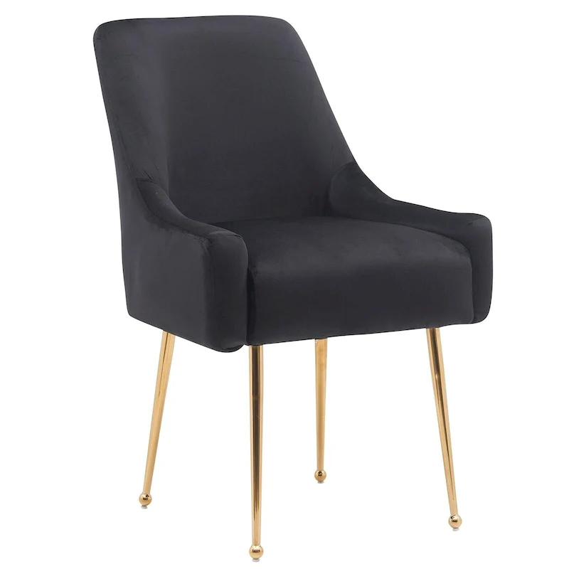 Tufted Velvet Upholstered Dining Chair Set of 2