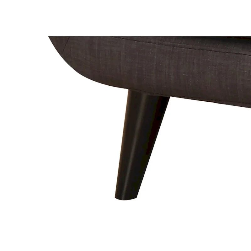 Mid-century Modern Charcoal Sofa