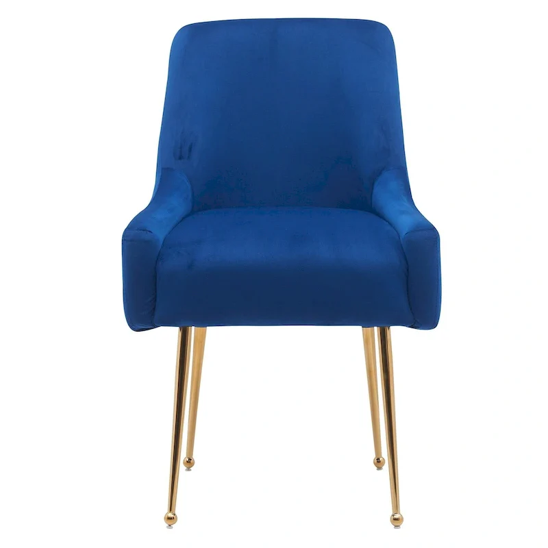 Tufted Velvet Upholstered Dining Chair Set of 2