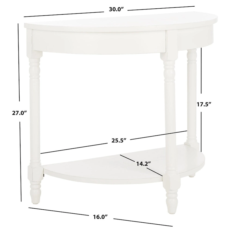 SAFAVIEH Lillis Console Table - 30 x 16 x 27 - 30Wx16Dx27H