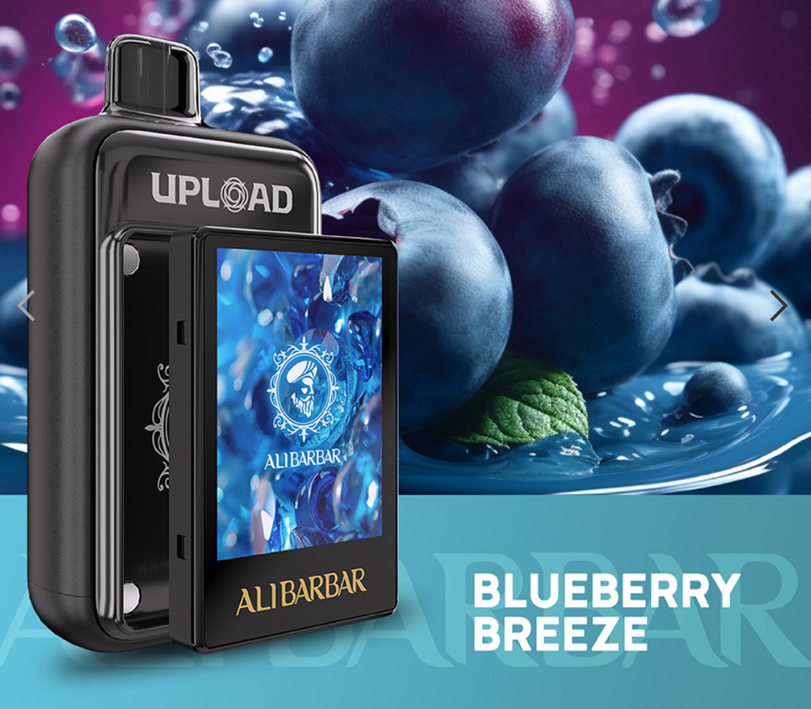 AliBarbar Upload 25000 Puffs with replaceable LED Screen
