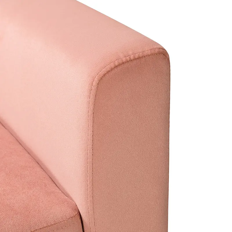 Velvet Tufted Accent Armchair with Gold Metal Legs – 250lbs Capacity