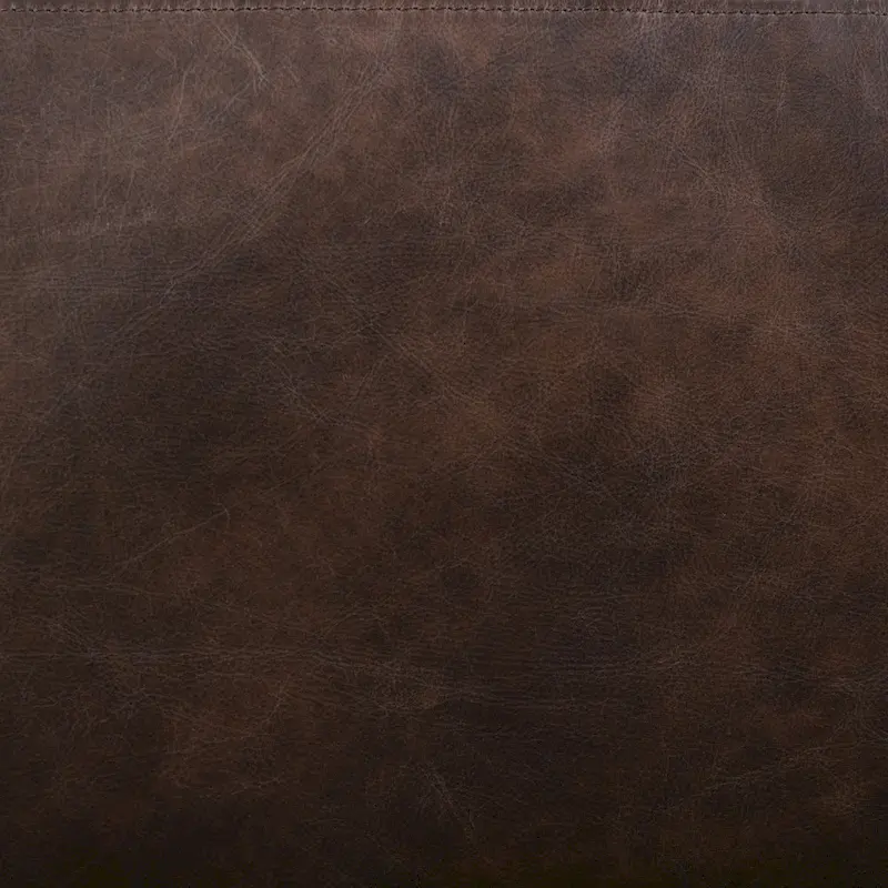 Poly & Bark Denver Leather Ottoman - Full Grain Genuine Italian Leather