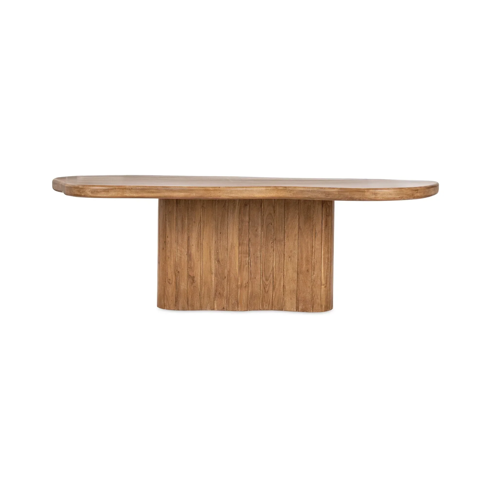 Alvaro Solid Wood Rectangle Dining Table - Golden Wheat