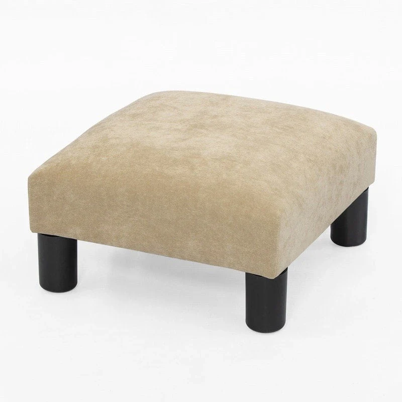 Multi-Color Fabric Ottoman Footrest & Pet Step Stool, Single Use