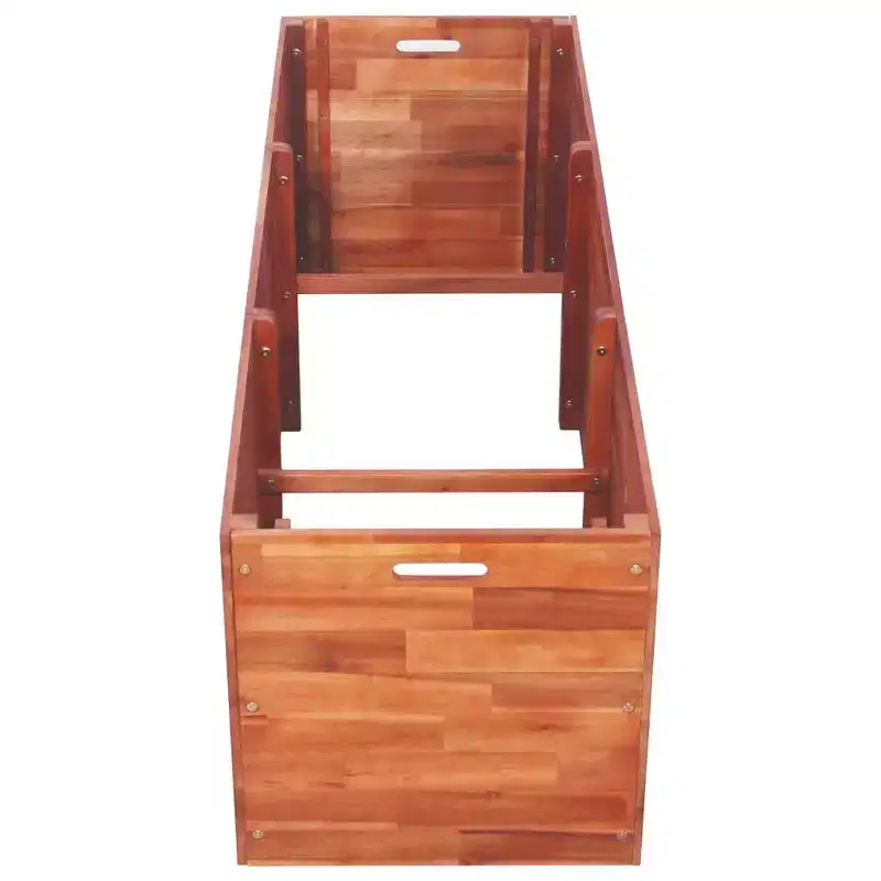 vidaXL Raised Bed Natural brown Solid Acacia wood Large Durable