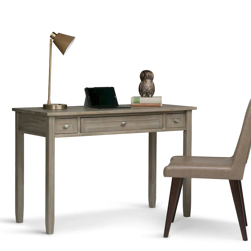 Solid wood transition style desk