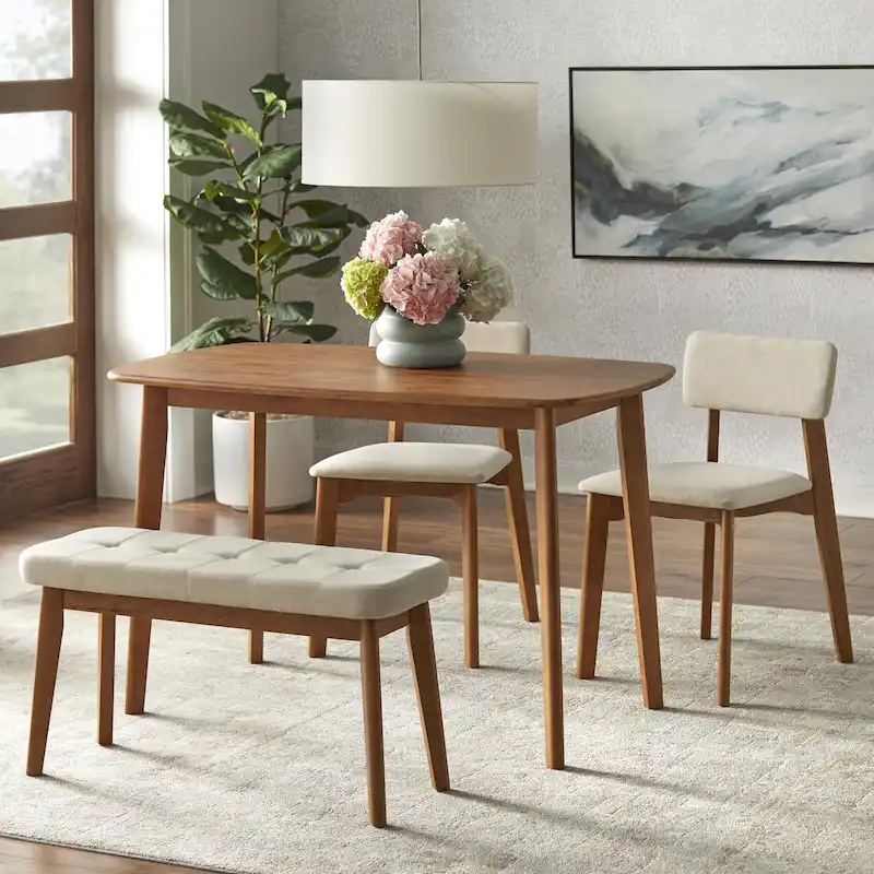 4-Piece Nettie Solid Wood Dining