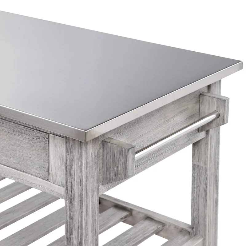 Firebranch Wire-brush Kitchen Cart