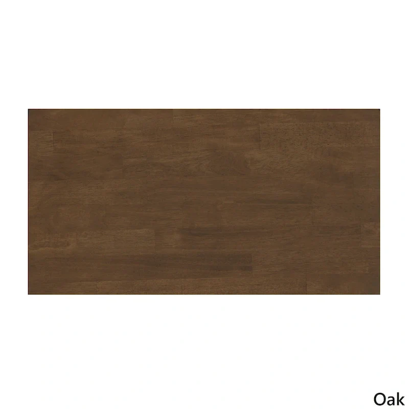 Wilmington II Rectangular Oak Finish Breakfast Nook Set by iNSPIRE Q Classic