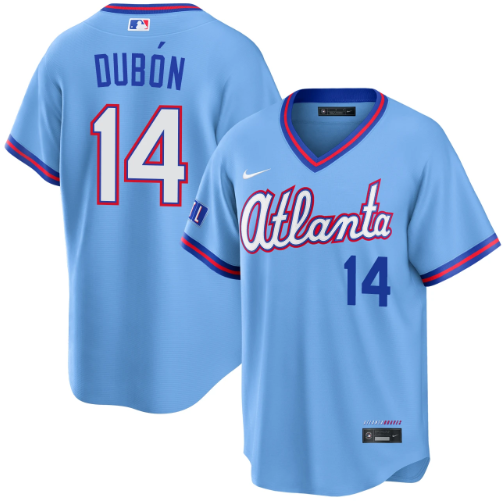 Mauricio Dubón Atlanta Braves Powder Blue 2026 City Connect Stadium Jersey