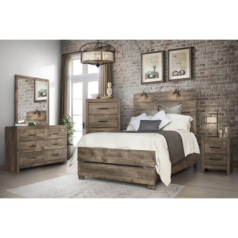 New Classic Furniture Solana Greige 5-piece Bedroom Set