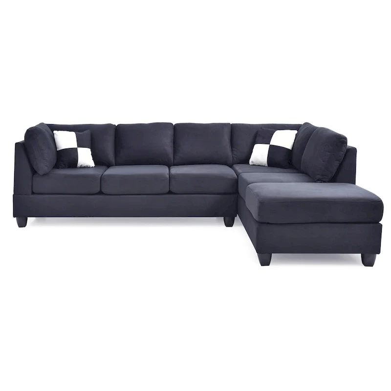 Gallant Microsuede Sectional Sofa