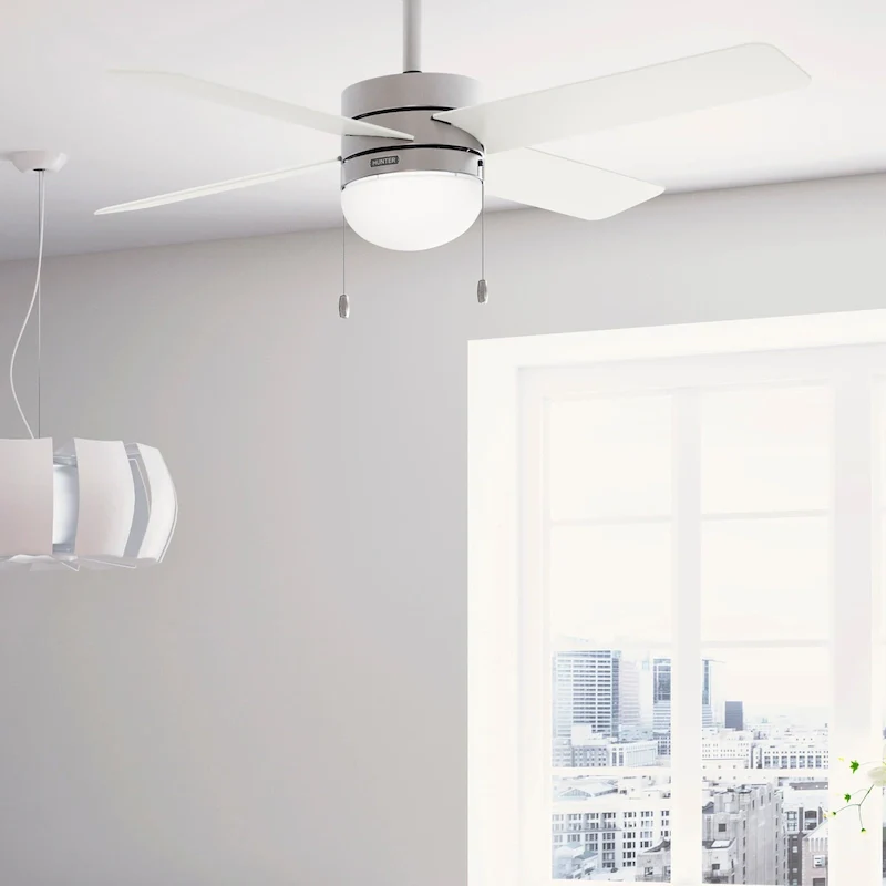 Hunter 52  Timpani Ceiling Fan w/ LED Light, Pull Chain