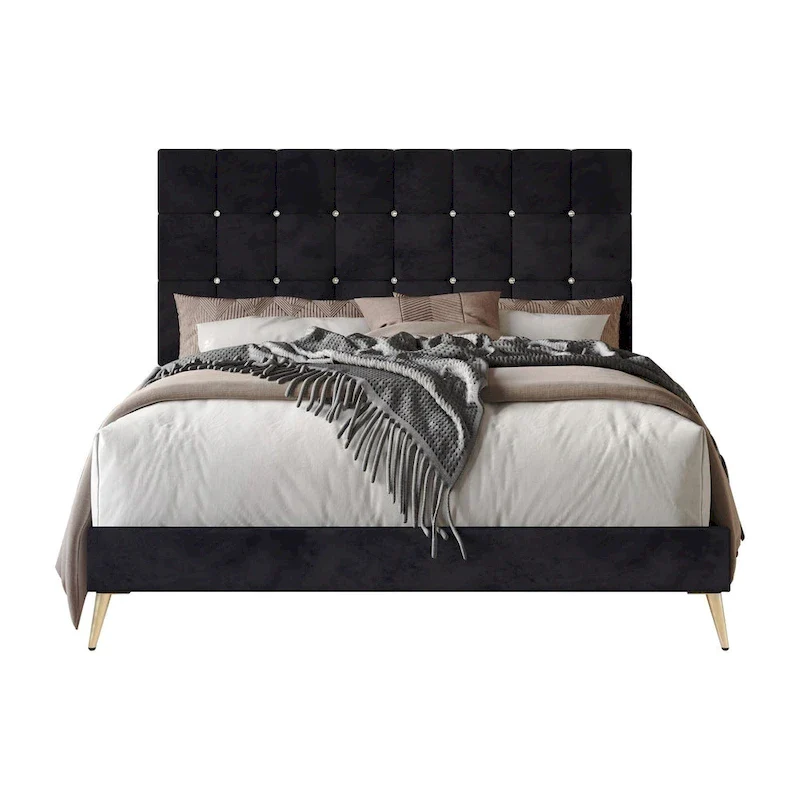 Marcella Upholstered Panel Bed