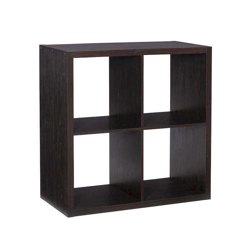 Four Cube Storage Cabinet - 30 - Espresso Brown