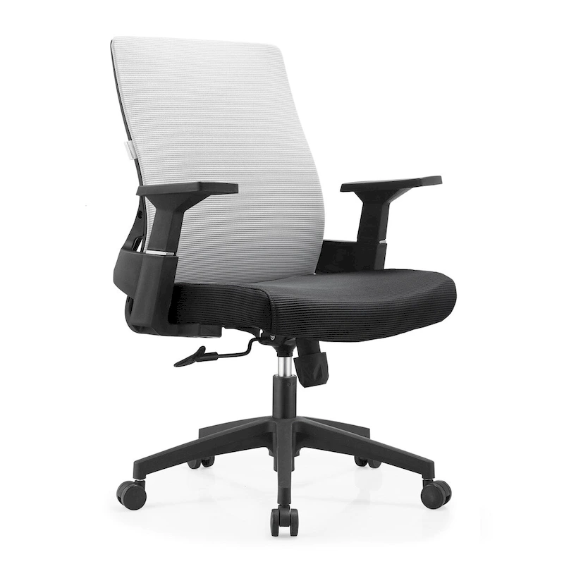 Adjustable Mid-Back Office Chair with 360-Degree Swivel and Tilt Brio Series by LeisureMod