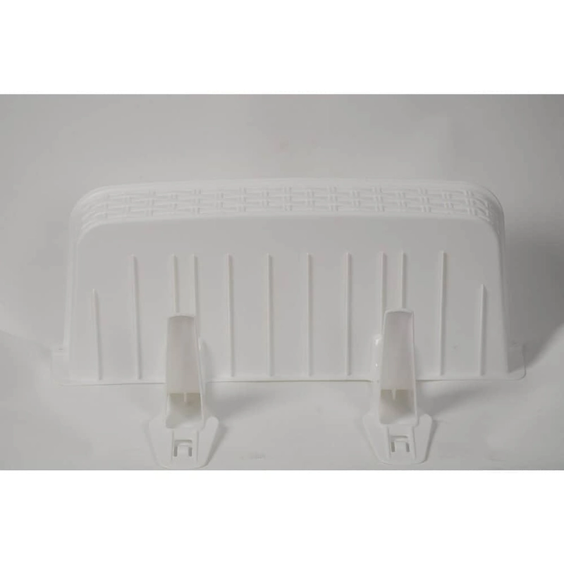 White Rattan Plastic Above-toilet Bathroom Space Saver Shelf