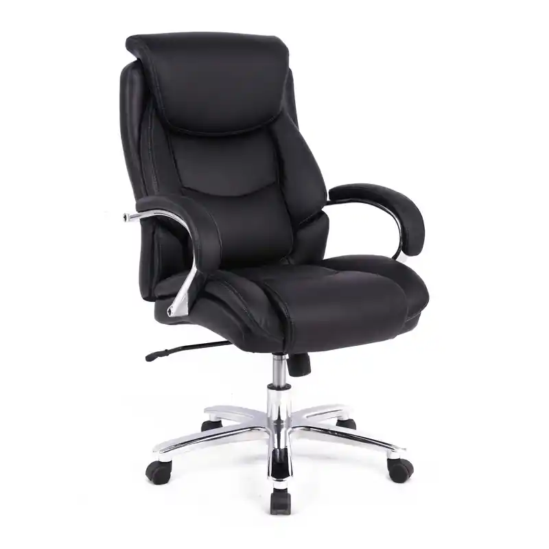 Executive High Back Big & Tall Office Chair, Ergonomic Lumbar Support, Heavy Duty