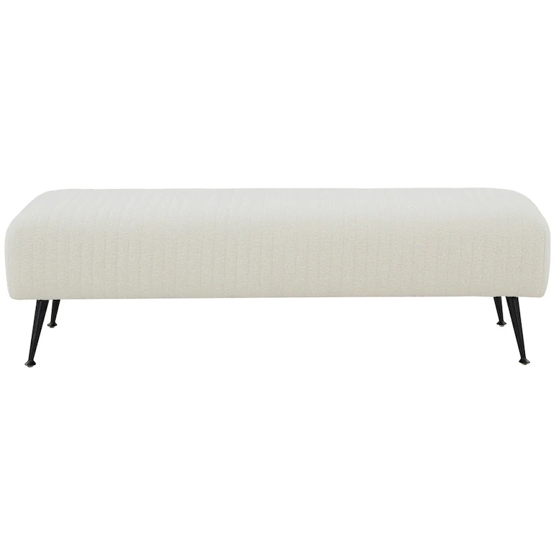 Contemporary Velvet Bench 60