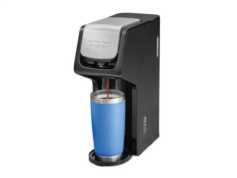 Hamilton Beach FlexBrew Single-Serve Coffee Maker - 49900: K-Cup #38; Ground Coffee Compatible, 10 oz Capacity, 1400W, Black