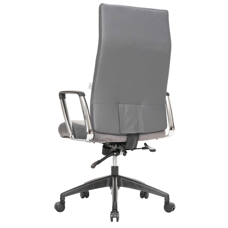 LeisureMod Hilton Modern High Back Leather Conference Office Chair
