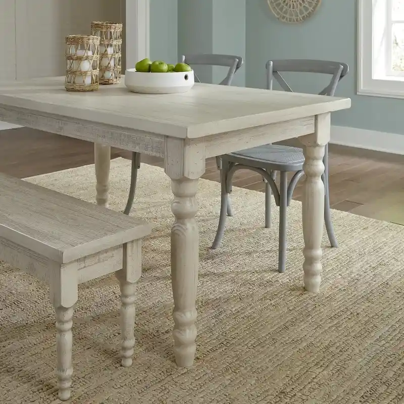 Grain Wood Furniture Valerie 63-inch Solid Wood Dining Table