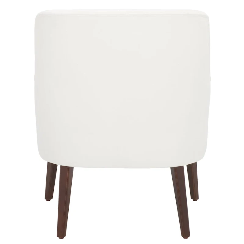 Walnut Velvet Accent Chair - Single Seater