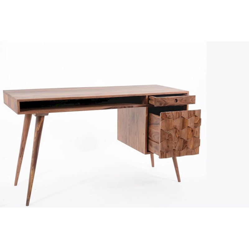 Aurelle Home Oslo Mid-Century Modern Desk