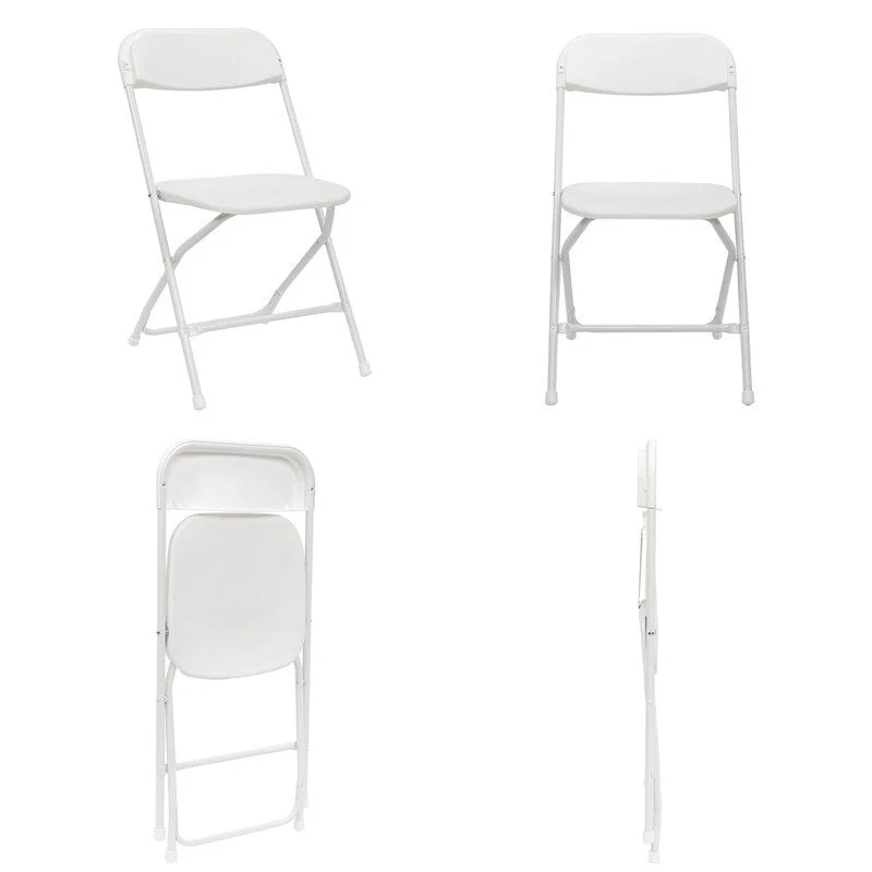 Plastic Folding School Conference Chair Set (Set of 10)