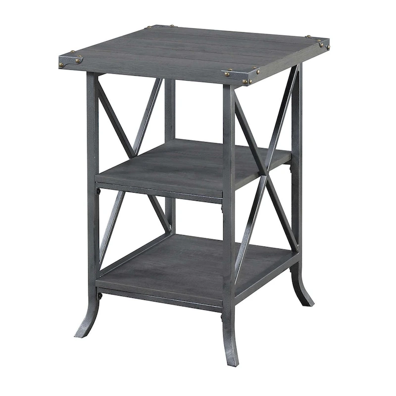Convenience Concepts Brookline End Table with Shelves