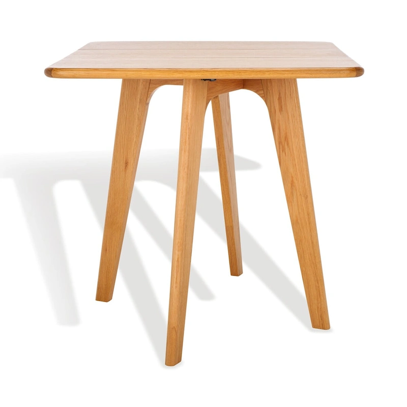 SAFAVIEH Couture Annliese Natural Gateleg Dining Table - 37 W x 30 D x 28 H - 37Wx30Dx28H