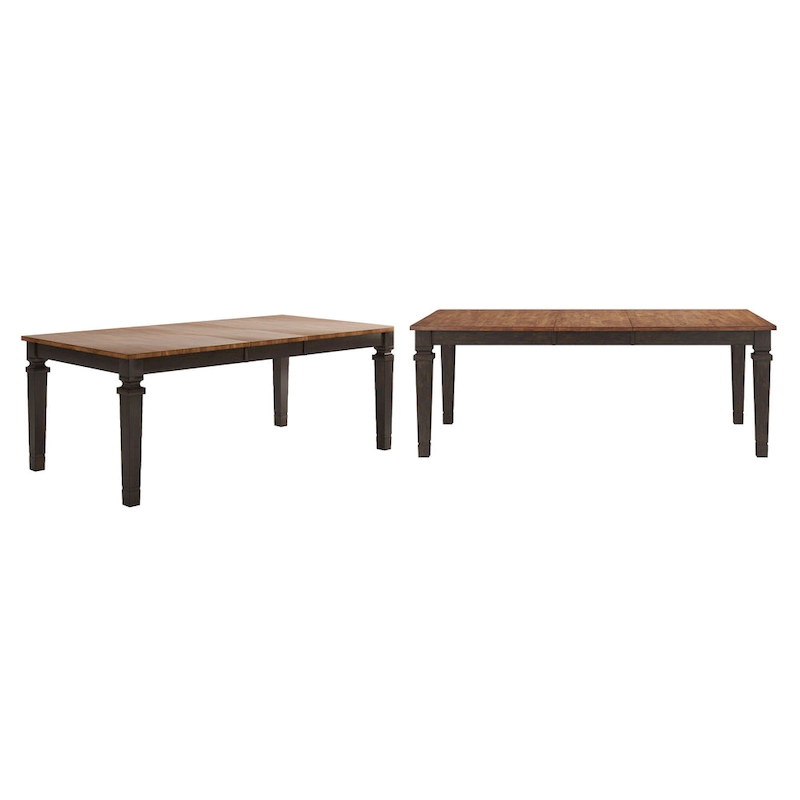 Vikos Solid Wood 64-82 Extendable Dining Table