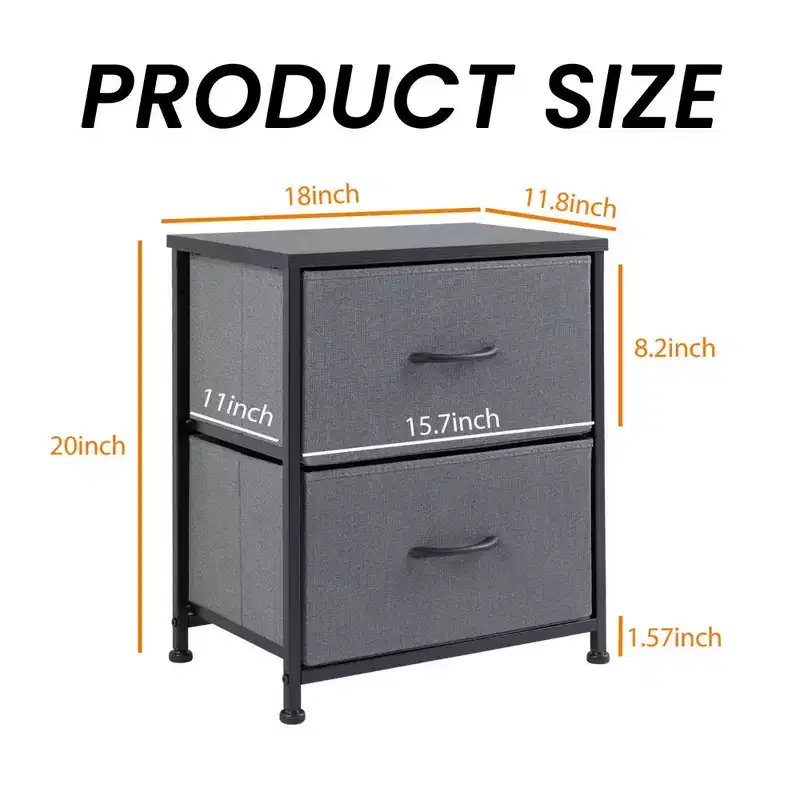 Metal Frame Dresser with Wood Top