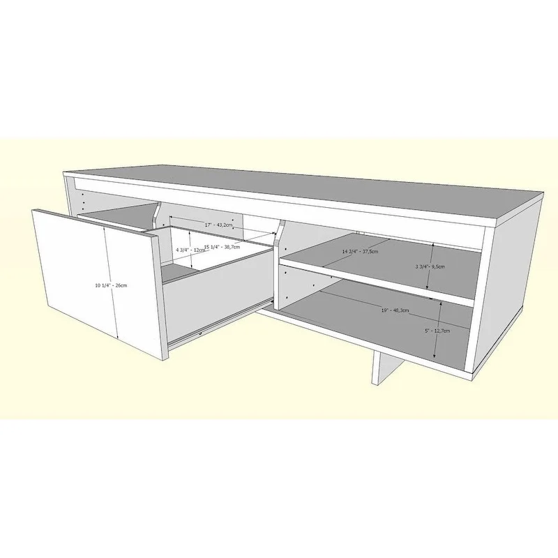 Nexera Rustik 60 inch TV Stand