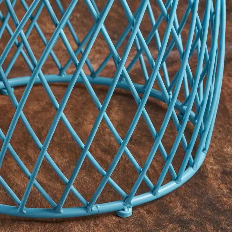 Round Lattice Side Table, 19-inch (48 cm) Diameter