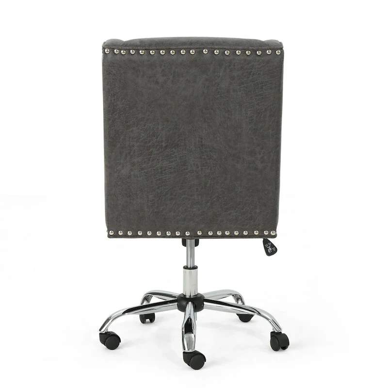 Swivel Office Chair with Chrome Base