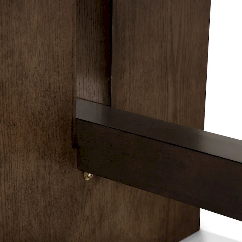 7-Piece Expandable Dining Table Set with Leaf - Solid Wood Trestle Base, 108