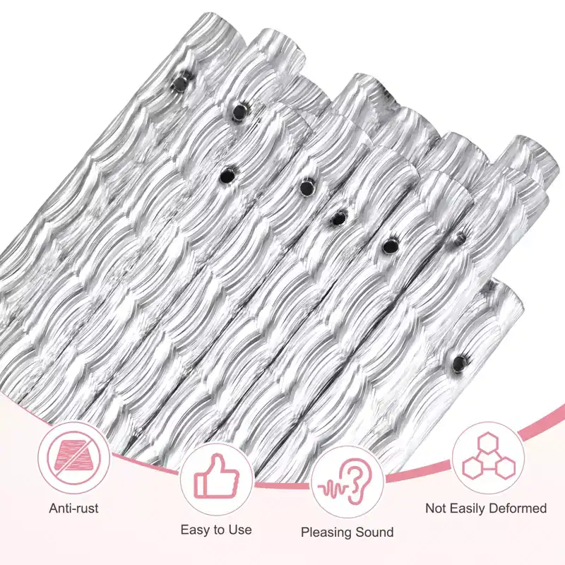 Unique Bargains Aluminum Durable DIY Outdoor Wind Chime 4 Sizes