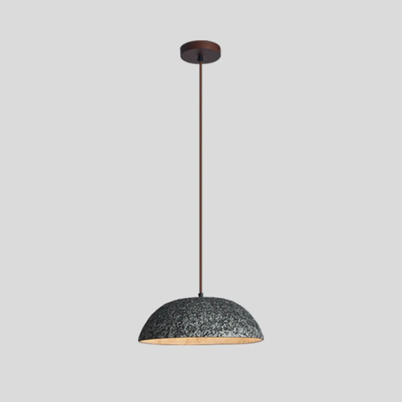 Modern Ceramic Black Bowl Kitchen Pendant Light