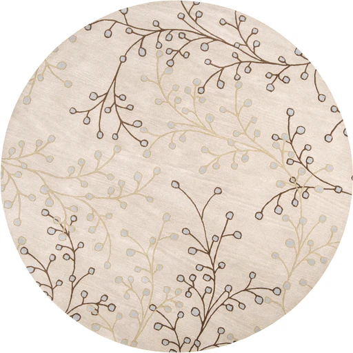 Enrique Round Area Rug in 7 Colors & 4 Sizes