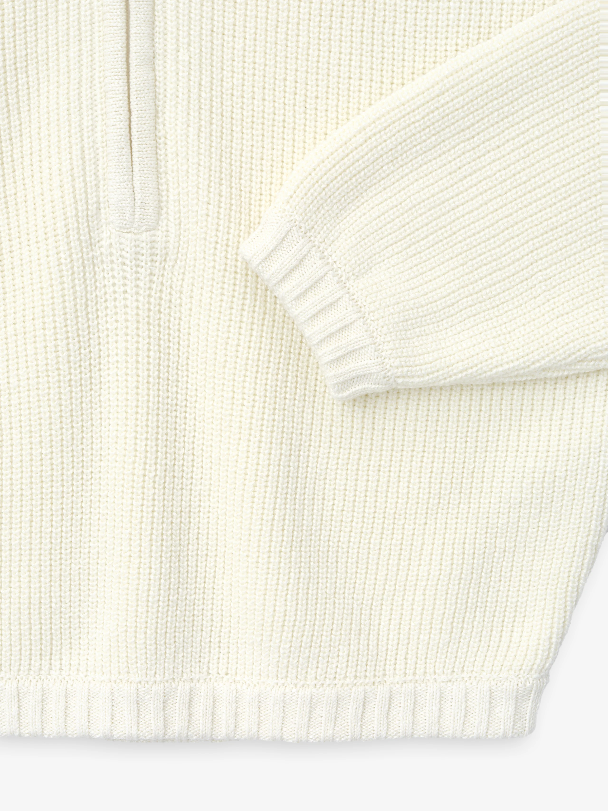 Zip-Up Sweater Long Sleeve