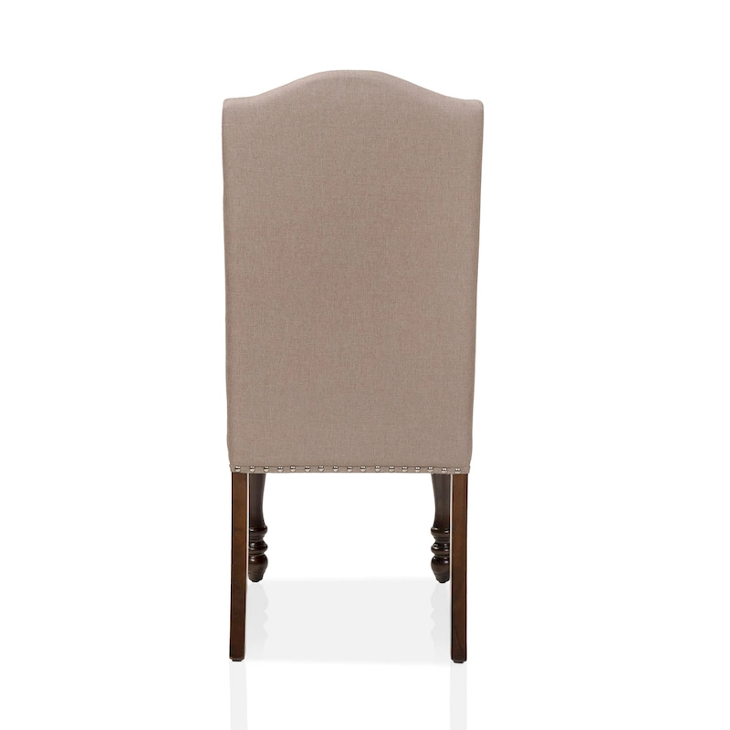 Ketz Taupe Fabric Dining Chairs (Set of 2) by Furniture of America